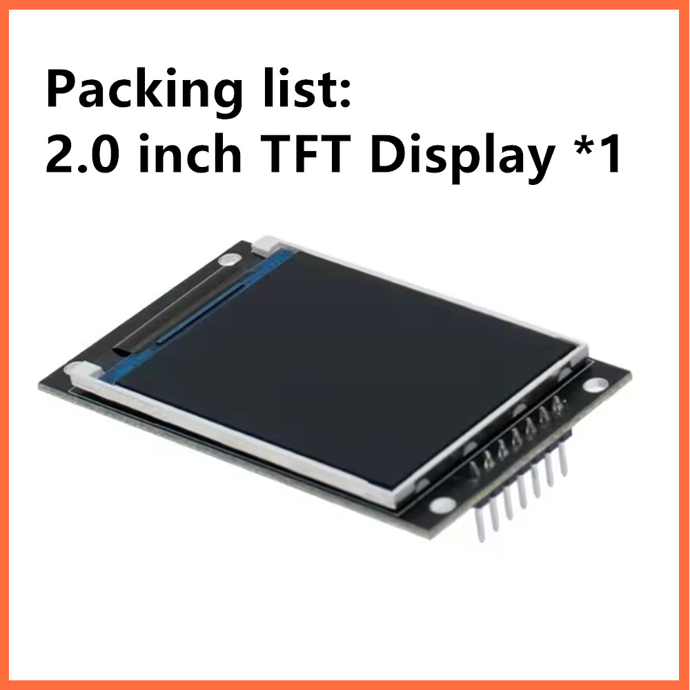 ESP32 Wireless Display TFT ST7789 2.0 inch LCD For ESP32 Main HUD RC Electric Golf Cart Project