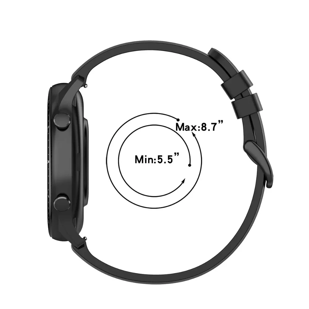 Silikonarmband für Samsung Galaxy Watch 7/6/5/4 40/44/47MM 20/22mm SmartWatch Armband für Huawei Watch GT 2/2e/3/pro Uhrenarmbänder