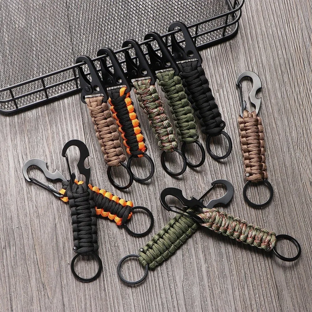 1/20PCS Outdoor multifunctionele armband rugzak sleutelhanger handgeweven sportparacord polsband wandelen kampeeruitrusting