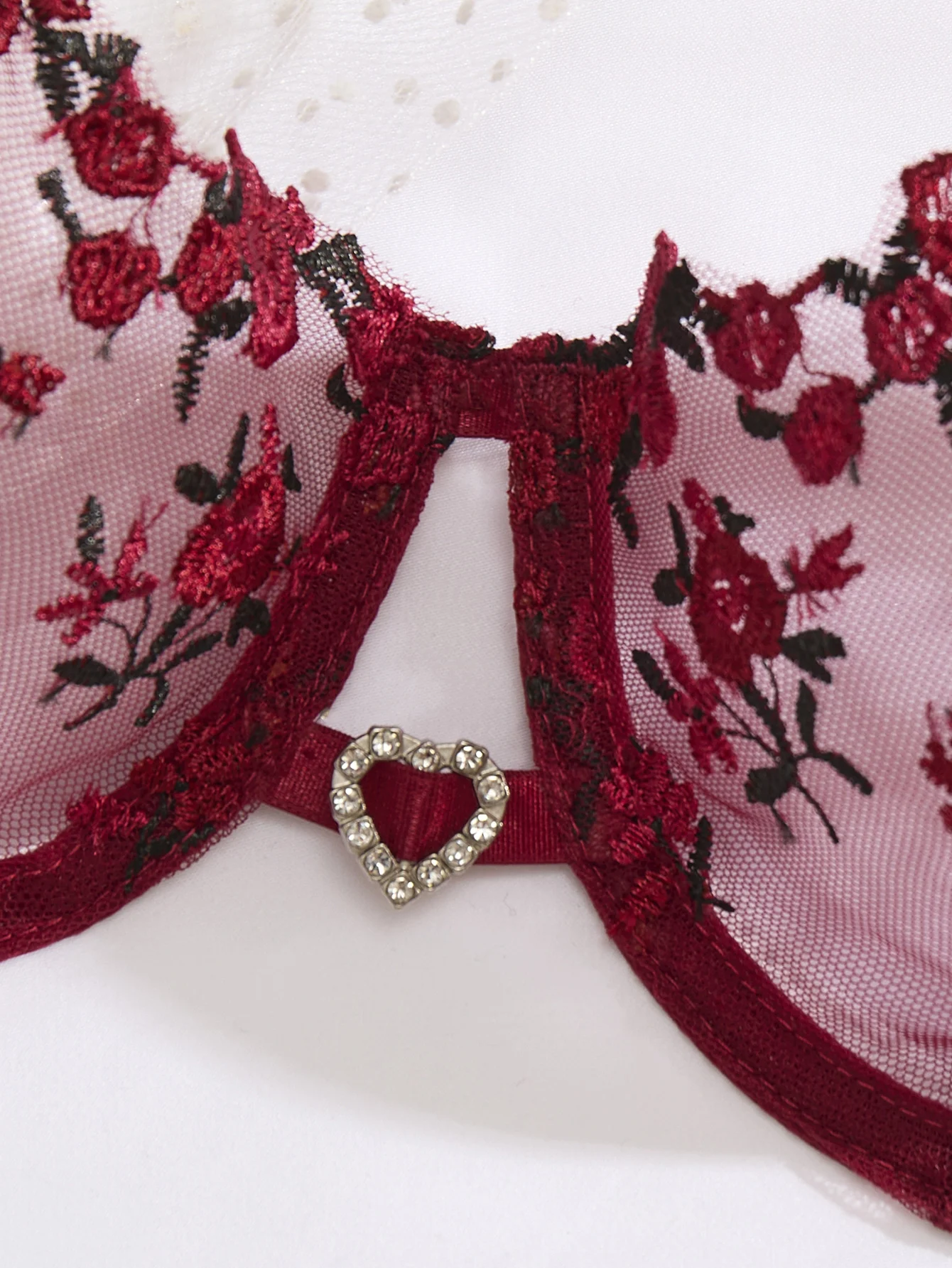 Clearance_Conjunto de lencería de 2 piezas, ropa interior Sexy con bordado Floral, Kits cortos de encaje transparente para el cuidado de la piel, conjunto de hadas delicado para mujer