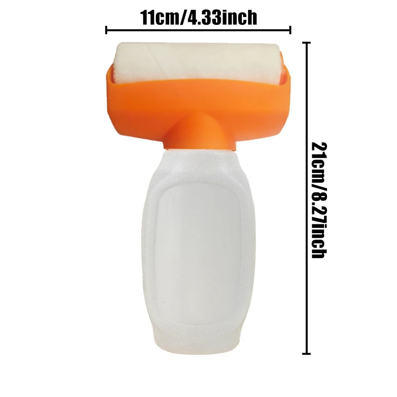 Brosse à rouleau réutilisable pour pâte à mastic, outil de réparation et de rénovation des murs, récipient rechargeable, brosse à rouleau incluse, sans mastic p