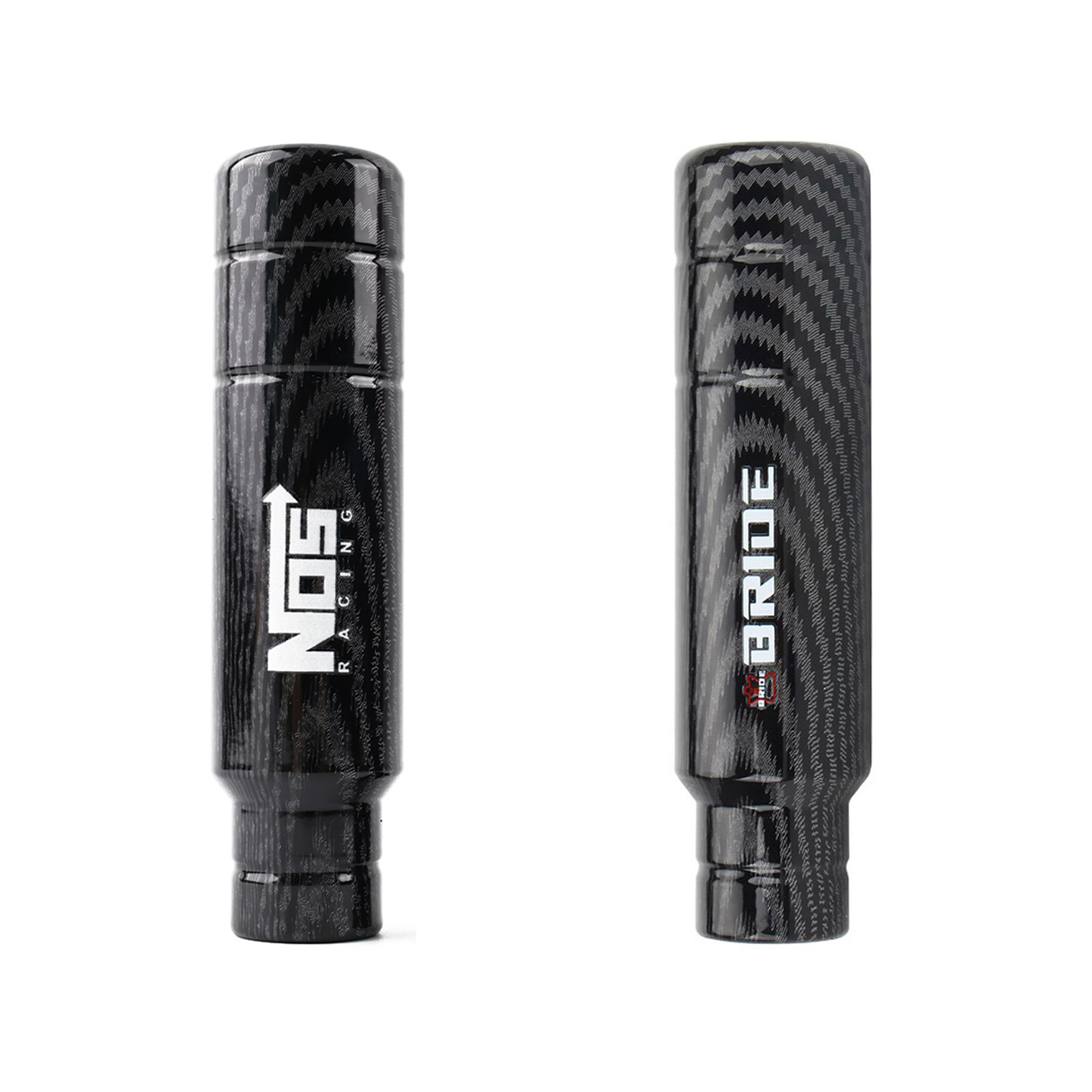 5 スピードカーボンファイバースタイルギアシフトノブ 13 センチメートルユニバーサル形状マニュアルトランスミッションシフターレバーノブ 8 ミリメートル 10 ミリメートル 12 ミリメートル