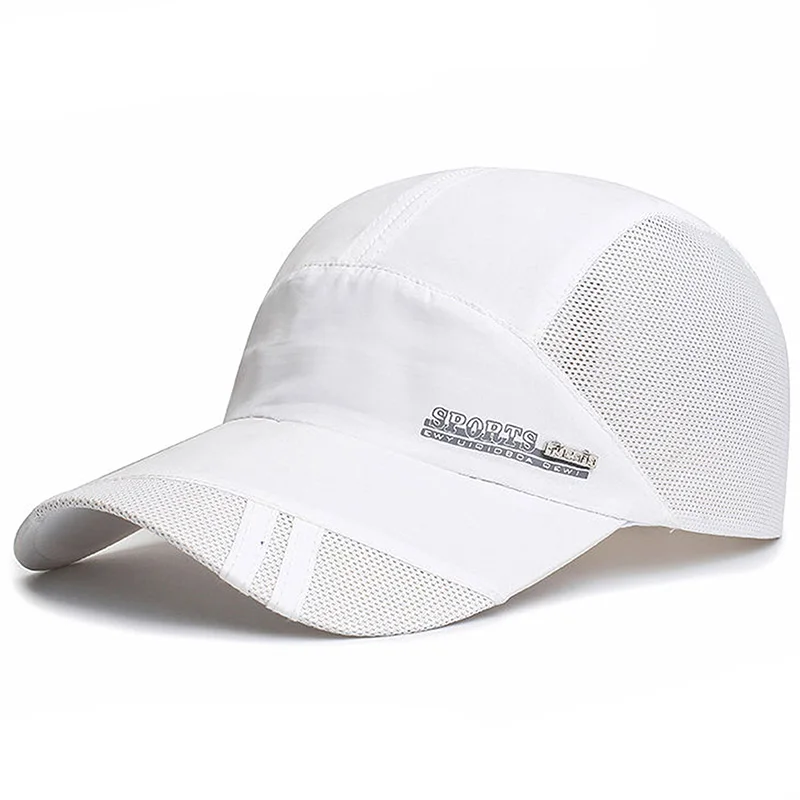 Berretto da baseball da uomo ad asciugatura rapida per lo sport Cool Mesh Summer Women Cappello da sole Pesca Corsa Famiglia Genitore Adolescente Cap