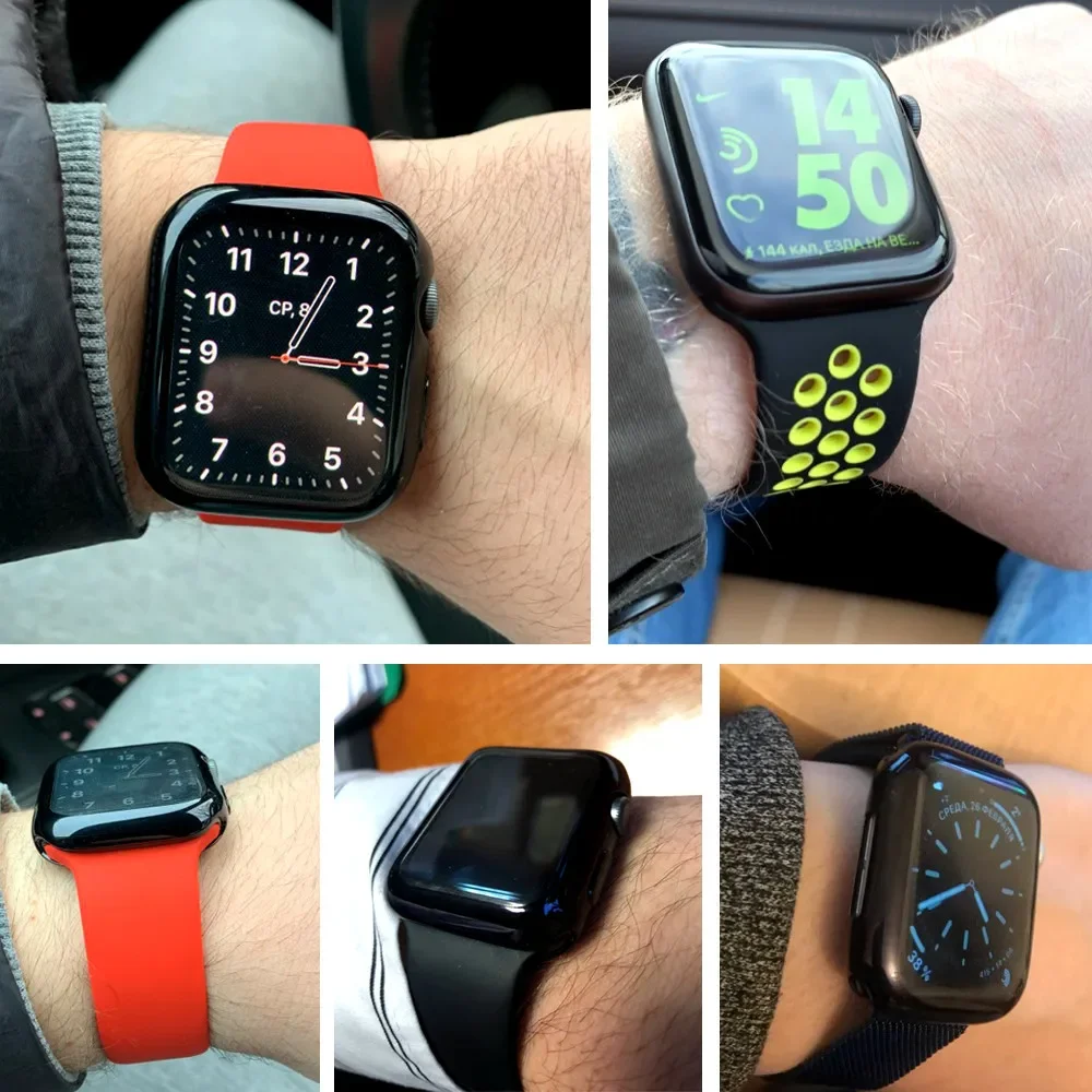 スクリーンプロテクター Apple Watch ケース 9 8 45 ミリメートル 41 ミリメートル 44 ミリメートル 40 ミリメートル 42 ミリメートルフル TPU バンパーカバーアクセサリー iwatch シリーズ 7 SE 6 5 4 3