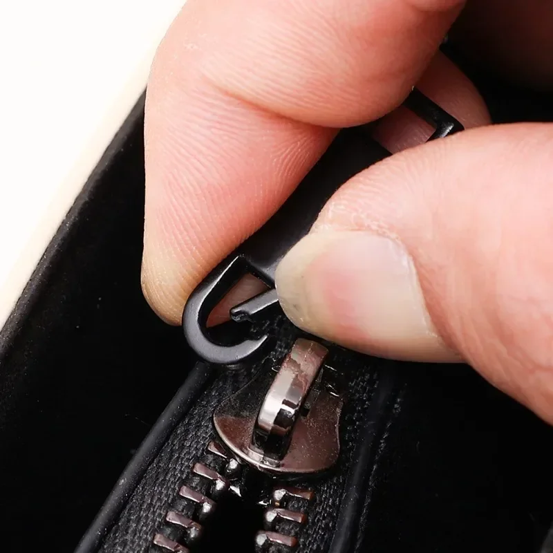 10/1Pcs Universal Metal Zipper Pull Replacement Instant Repair Kit Detachable Luggage Purses Clothing Zipper Slider Puller Tools