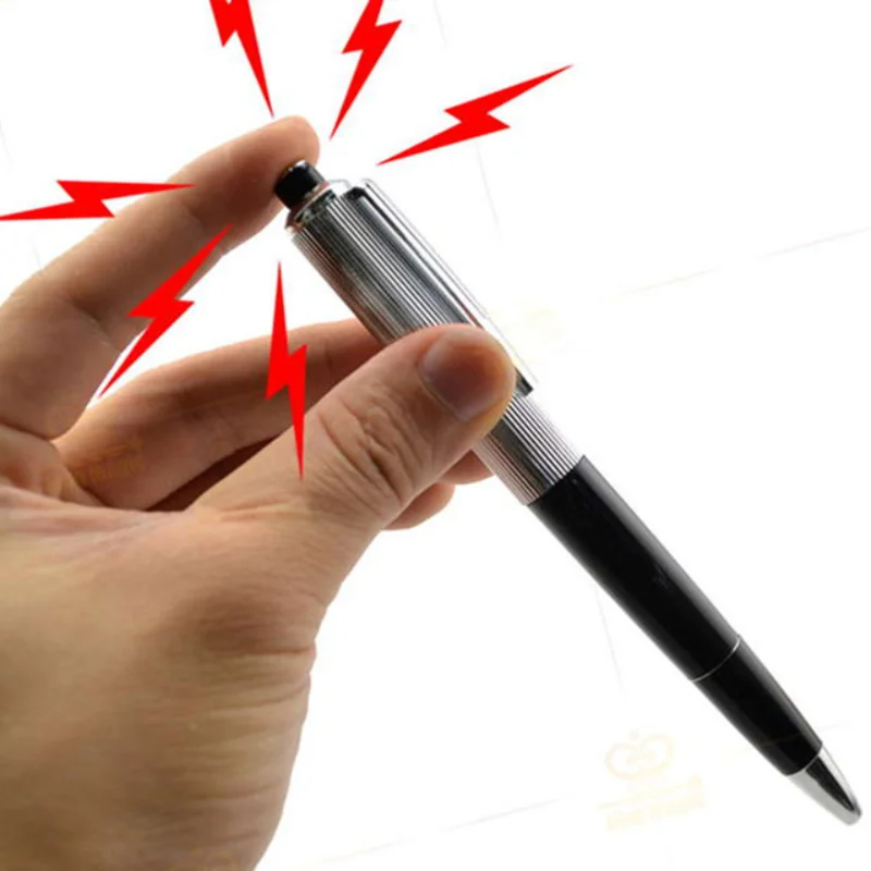 1pcs Creative Electric Shock ปากกาของเล่น Utility Gadget Gag Joke ของเล่นตลก Prank Trick ความแปลกใหม่ PROP เพื่อนที่ดีที่สุดของขวัญ