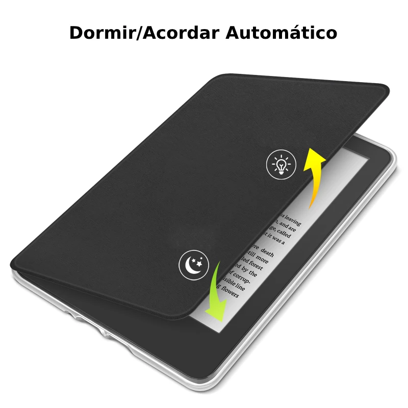 Para Kindle Paperwhite 12a geração Case Colorsoft Signature Edition 7" 2024 360 °   Suporte magnético removível 2 em 1 com rotação SA568B