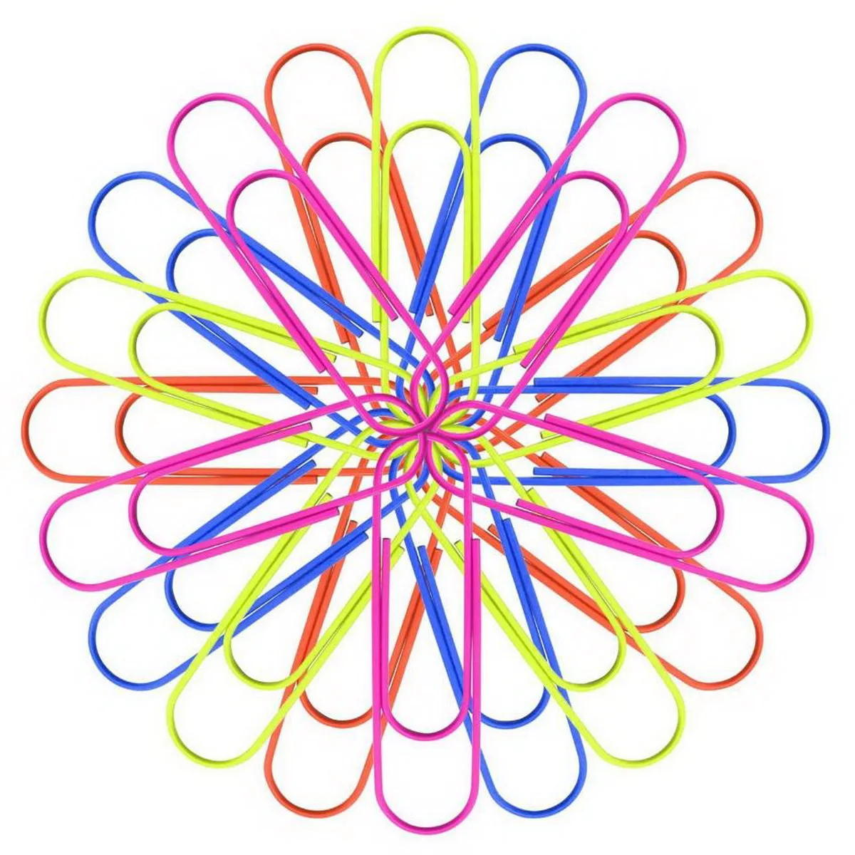 12/24pcs 100mm Mega Large Multicolored Jumbo Coated Paper Clips - Ideal for Office and School Document Organization