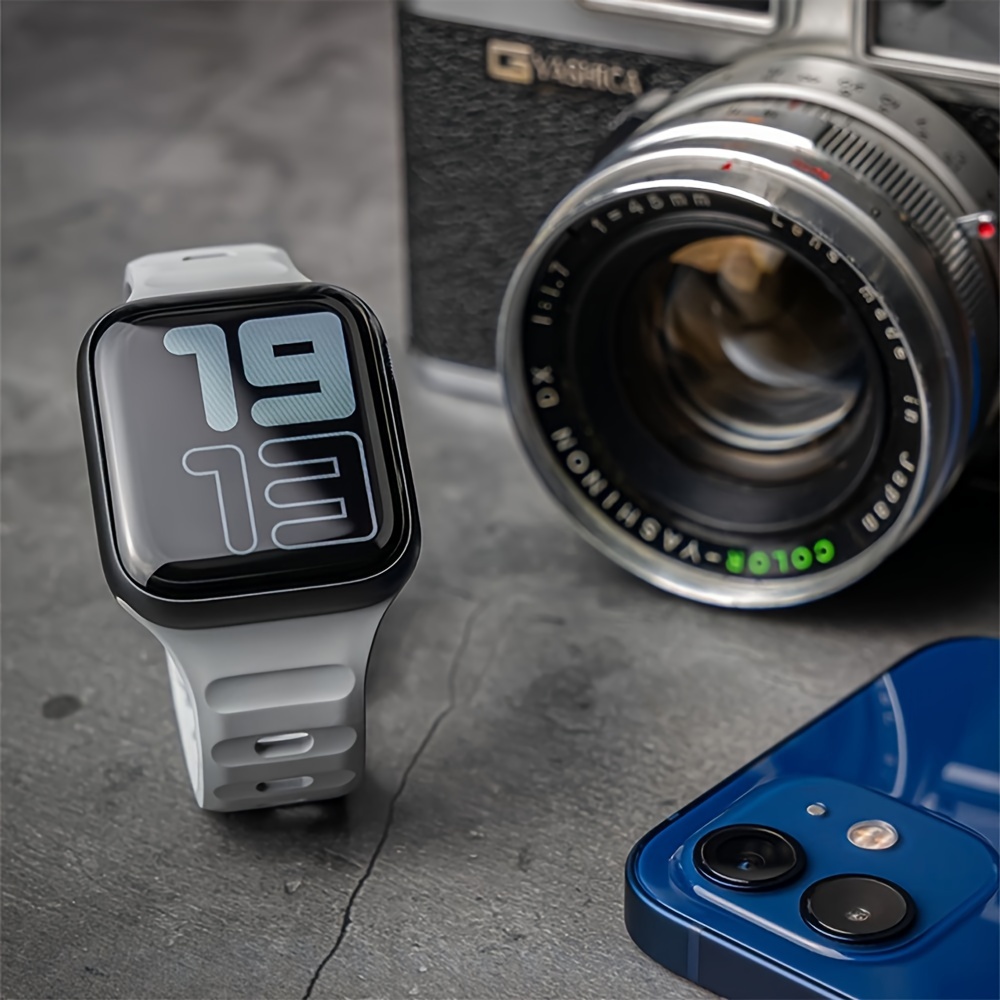 Zachte Siliconen Band Voor Apple Horlogeband Ultra 49Mm 44Mm 45Mm 42Mm 42Mm 38Mm Sport Horlogeband Iwatch Serise 9 8 7 6 Armband