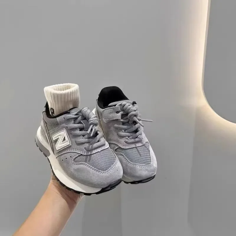 เด็กแฟชั่น Soft Sole รองเท้าผ้าใบลําลองชายหญิงแนวโน้มรองเท้าวิ่งรองเท้าเด็กรองเท้าเด็กกีฬากลางแจ้งรองเท้า