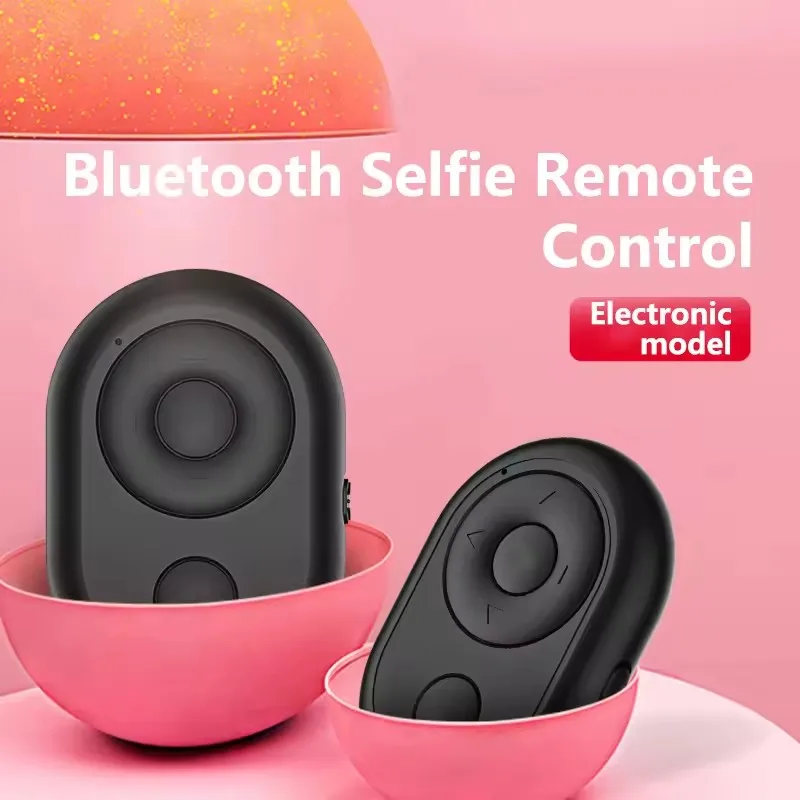 Mini bezprzewodowy pilot zdalnego sterowania kompatybilny z przyciskiem migawki samowyzwalacza Bluetooth dla aparatu Android Apple