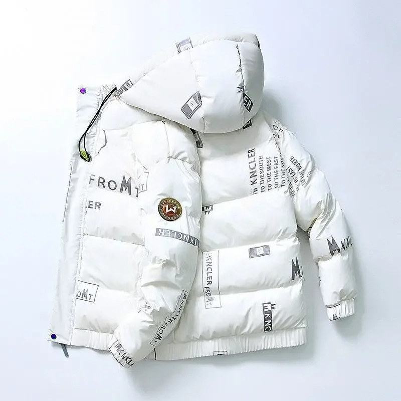 Novo inverno dos homens com capuz puffer jaquetas brilhantes para baixo casacos casuais parkas qualidade masculino pato branco para baixo ao ar livre jaquetas à prova de vento 4xl