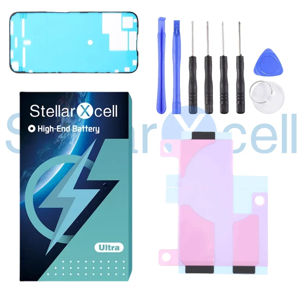 StellarXcell Ultra Original Battery High capacity Cell for iphone 7037 TI for 11 Xs 12pro mini 13 14 15 pro max ip7 ip8 plus Xr