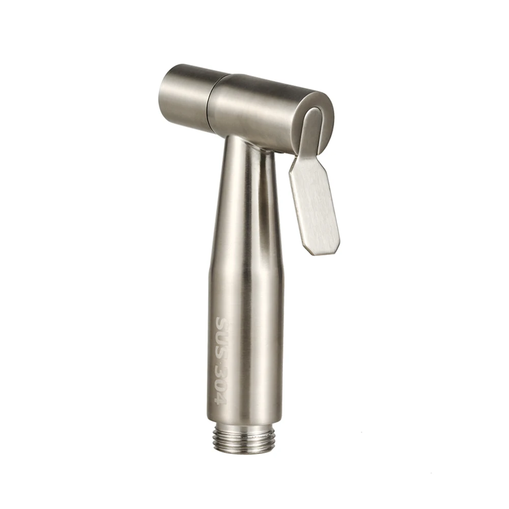 Edelstahl Wasserhahn Spritzpistole Handheld Wc Bidet Wasserhahn Edelstahl Hand Bidet Sprayer Gebürstet Wasser Sprayer