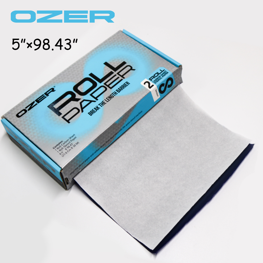 OZER Tattoo Transfer Paper Rolling paper Thermal Copier Template Paper for Thermal printer tattoo Paper for Tattoo supplies
