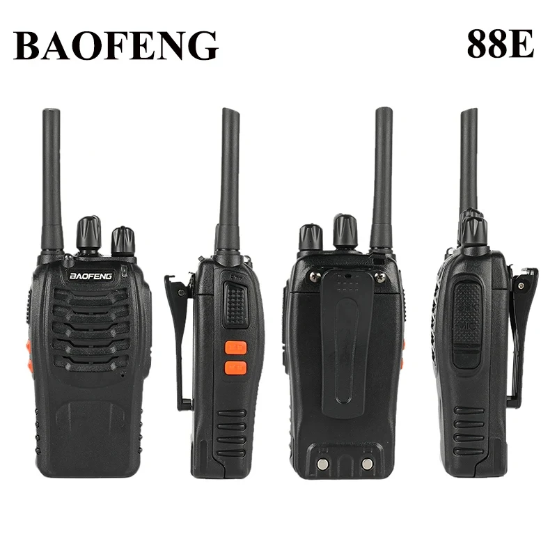 Baofeng BF-88E PMR Handheld Intercom Communicator 16 Kanal Ferngespräch Walkie Talkie 5 W 446 MHz Home Hotel Radio