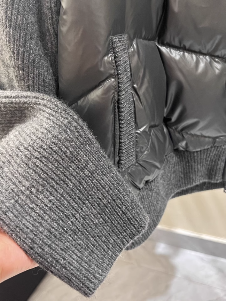 Luxuriöse lässige Gänse daunen jacke aus Kaschmir