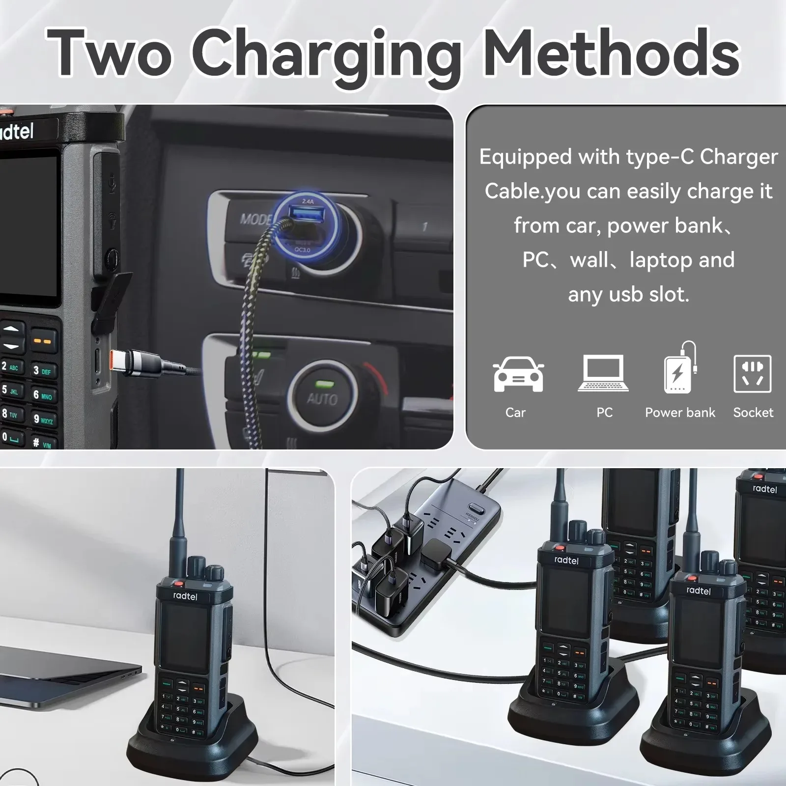 Radtel RT-880G 10w APRS+GPS Ham Radio with Cross Band Repeater Short Wave HF SSB CB  Walkie Talkie  AM USB LSB CW 1024 Channels