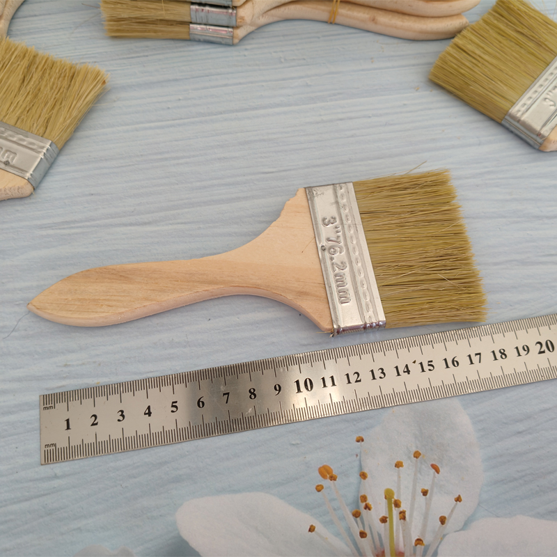 ペイントとワニスのブラシ、壁と木の絵画に最適、接着剤、ホット、20個、70mmチップ