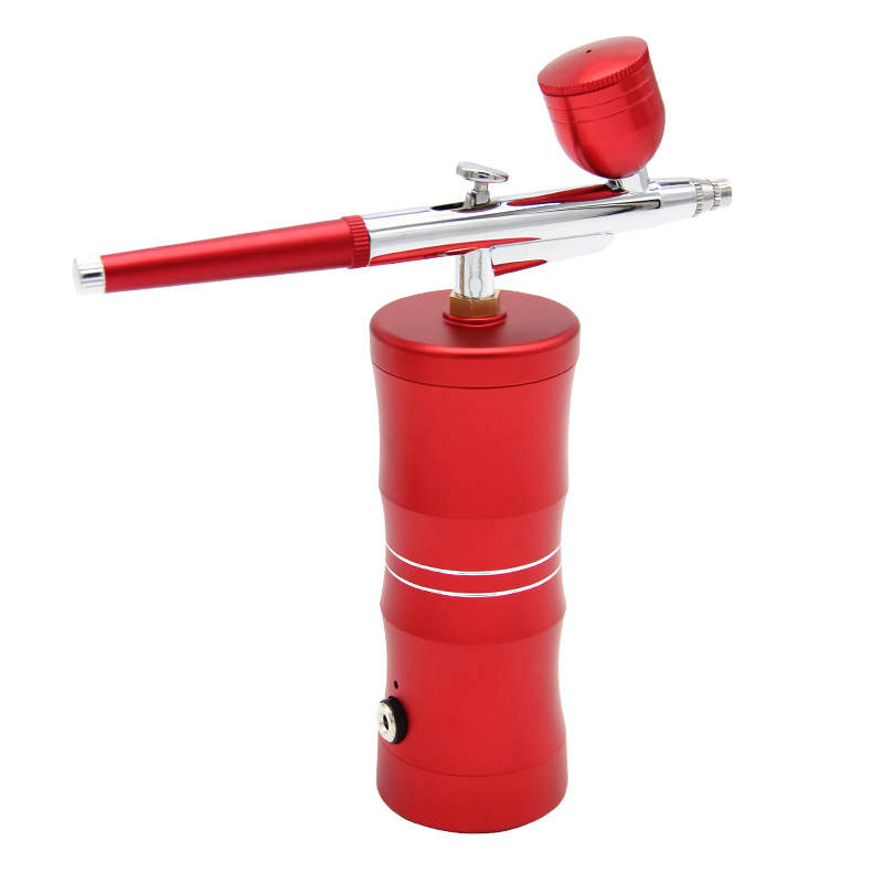 Aerógrafo sem fio Air Compressor Kit, 25PSI Handheld Airbrush, reparando barbeiro compõem para unhas tatuagem bolo pintura