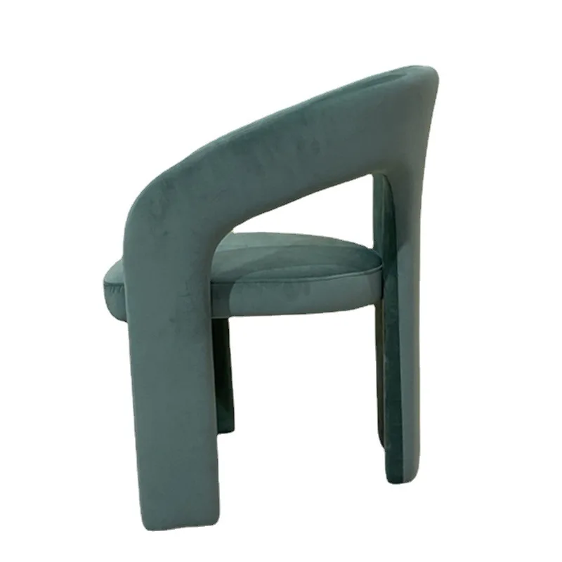 IHOME Designer Living Room Sofa Chair Leisure Nordic Furniture Net Red Backrest Single Chair Light Luxury Armrest Fabric Chair