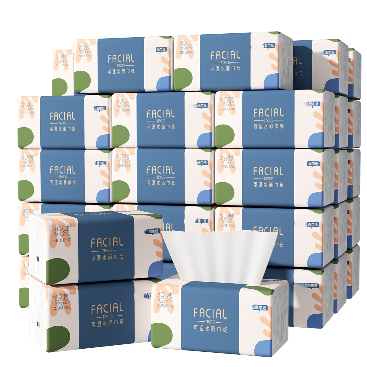 10-24 Packs Of Tissue Paper, 300 Sheets Per Pack, 4/5 Layers, Large-sized Napkins, Tissues, Sanitary Paper Towels