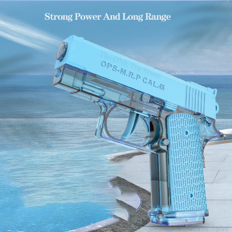 ใหม่ M1911 ปืนพกน้ําปืนของเล่นฤดูร้อน Pool Party Beach เกมยิงของเล่นกลางแจ้งของขวัญวันเกิดสําหรับชายและหญิง