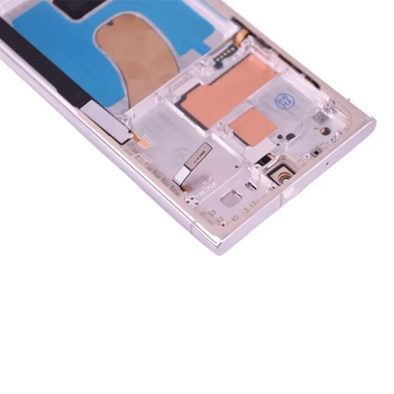 AMOLED S23 Ultra Screen Assembly for Samsung S23 Ultra S918B S918B/DS Lcd Display Digital Touch Screen Replace with Frame