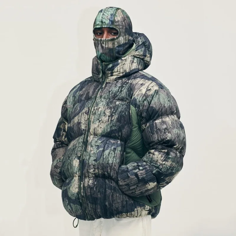 2023 neue Winter Männer Frauen Baumwolle gefütterte Jacken Verdickte Baumwolle gefütterte Kleidung Farbe-blockiert Mode Lose Oberbekleidung