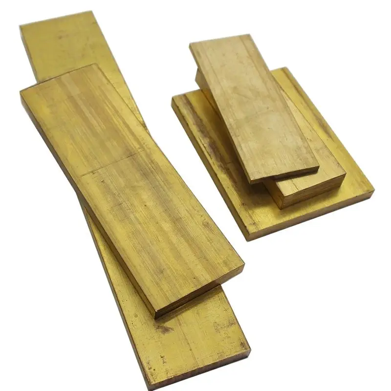 Espesor de barra plana de placa de latón 3 mm 4 mm 5 mm 6 mm 8 mm 10 mm