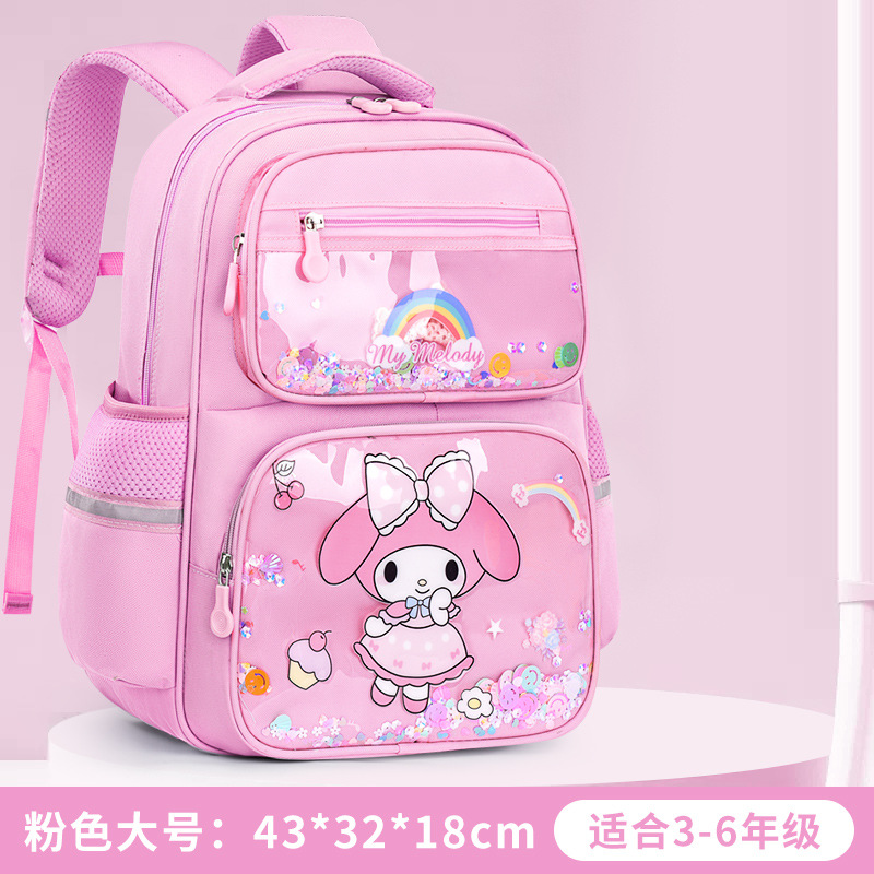 กระเป๋านักเรียนนักศึกษาใหม่ของ Sanrio Kulomi, กระเป๋าลายการ์ตูนน่ารักๆ, กระเป๋าเป้สะพายหลังสุนัขสันเขาอะนิเมะ Yugui