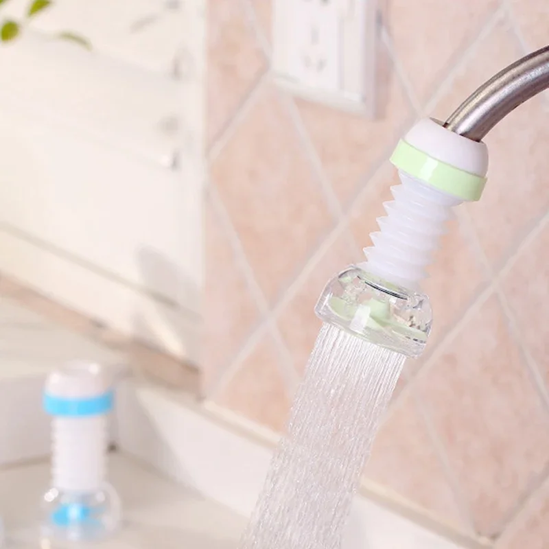 Universal 360 Rotation Faucet Bubbler Economizador de poupança de água Chuveiro, Adaptador de bocal de torneira de cozinha Acessórios pia