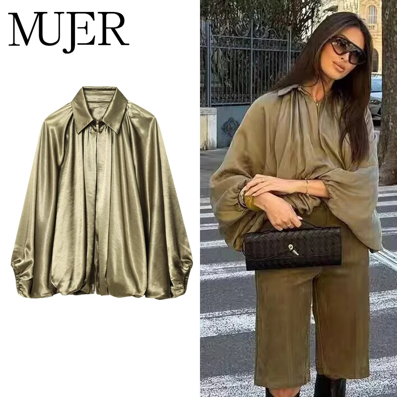 Muyer ruched bombardeiro jaquetas para mulher inchado jaqueta de grandes dimensões mulher casacos de verão jaqueta de demi-temporada para mulher novo em outerwears