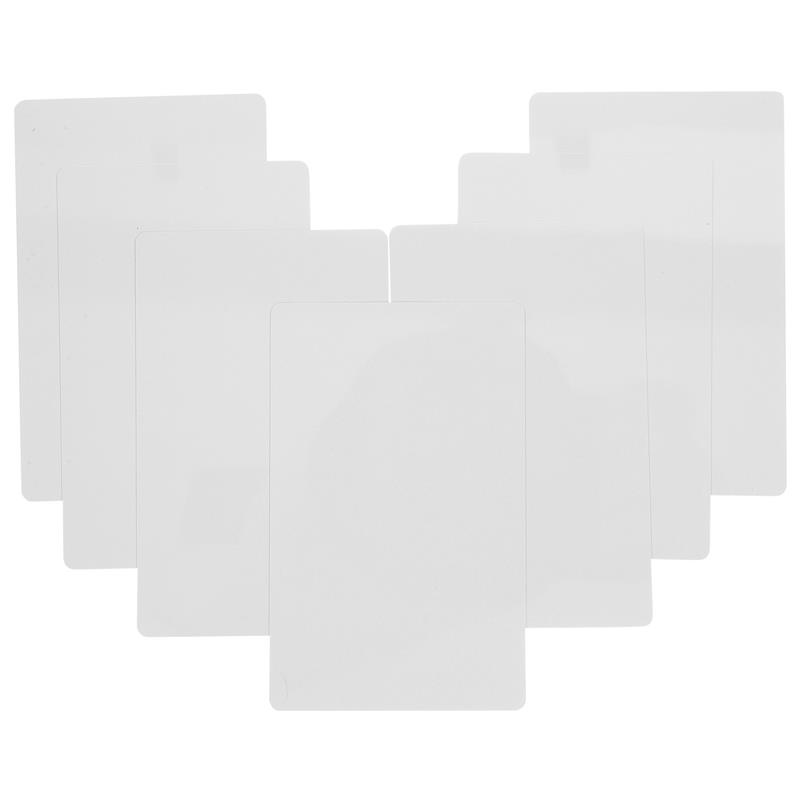 100 Stück Sublimation leere Visitenkarten DIY Rohlinge Produkte Metall zum Gravieren Name Aluminium legierung Büro Aluminium