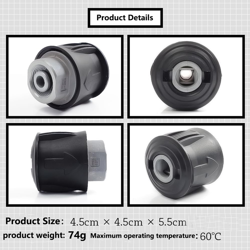 Karcher Lavor Bosch 와셔 건 퀵 커넥트 커플 링 용 M22 14mm 암 피팅 호스 커넥터에 고압 와셔 어댑터