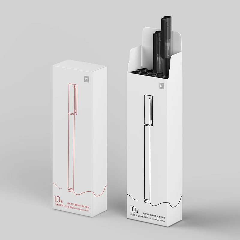 Xiaomi Super ทนทานการเขียนปากกา 0.5 มม.ปากกาเจลปากกา Smooth สวิตเซอร์แลนด์เติมสีแดงหมึกสีดําปากกาปากกาลูกลื่น
