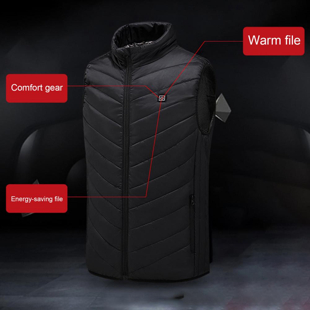 Kamizelka Mężczyźni Kobiety Elektryczna kamizelka grzewcza Usb Ogrzewana kurtka Ogrzewana kamizelka Bodywarmer Ogrzewana kurtka puchowa Zima