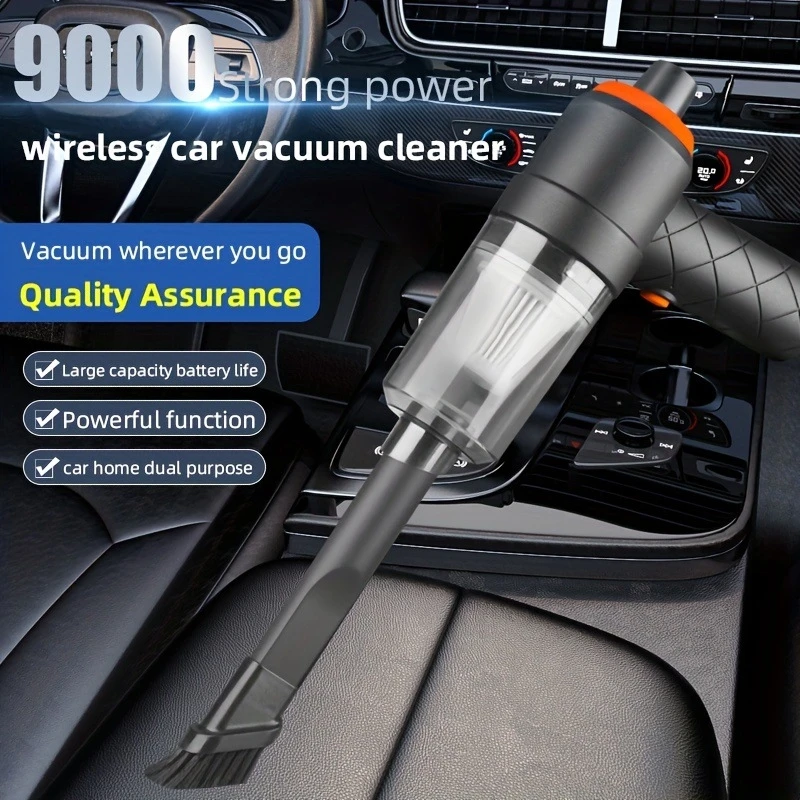 Aspirador de coche inalámbrico, aspirador de mano inalámbrico de 6000Pa, aspirador de alta potencia para el hogar, la Oficina y el coche