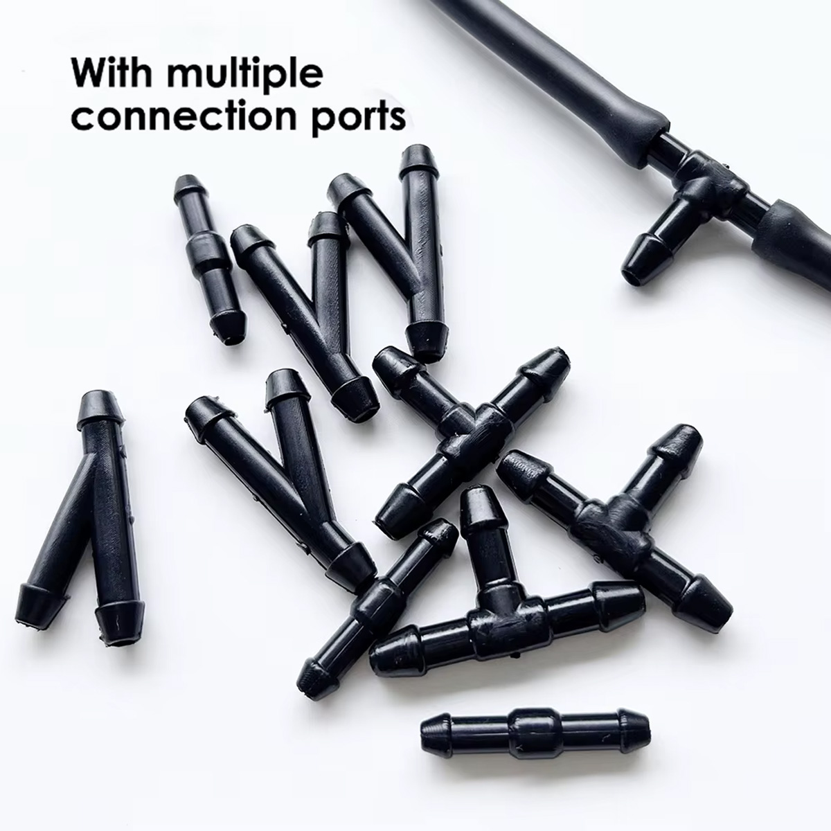 1Set Autos Wischer Spray Rohr Joint T Y I Typ Scheibenwaschanlage Rohr Düse Wischer Reinigung Wasser Schlauch Rohr joint Zubehör