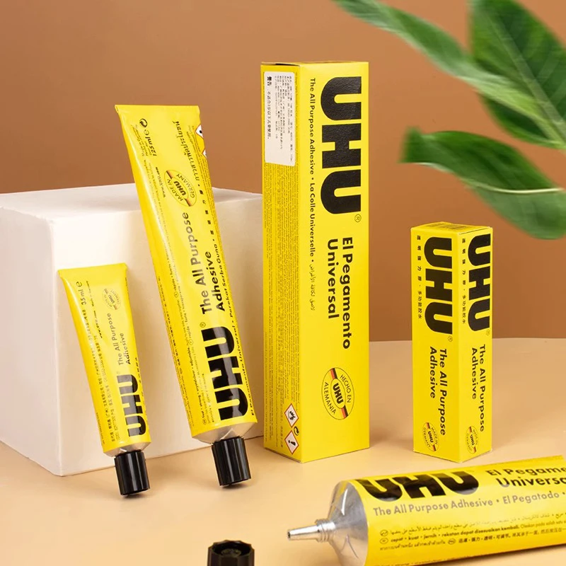 UHU 다목적 투명 접착제, 초강력 투명 접착제, 수제 모델 접착제, 원단 가죽 접착제, DIY 접착제