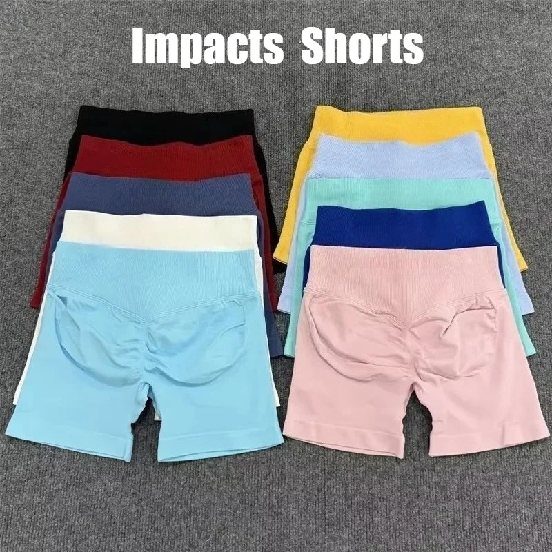 Dfyoga Impacts Shorts Yoga Shorts Scrunch Bum Gym Shorts Workout Biker Short Stretch Fitness Clothing