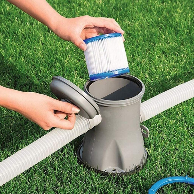 2025 Neu: 4 Stück Poolfilterkartuschen Typ H Ersatz-Schwimmbadfilter für Poolfilterpumpenreiniger