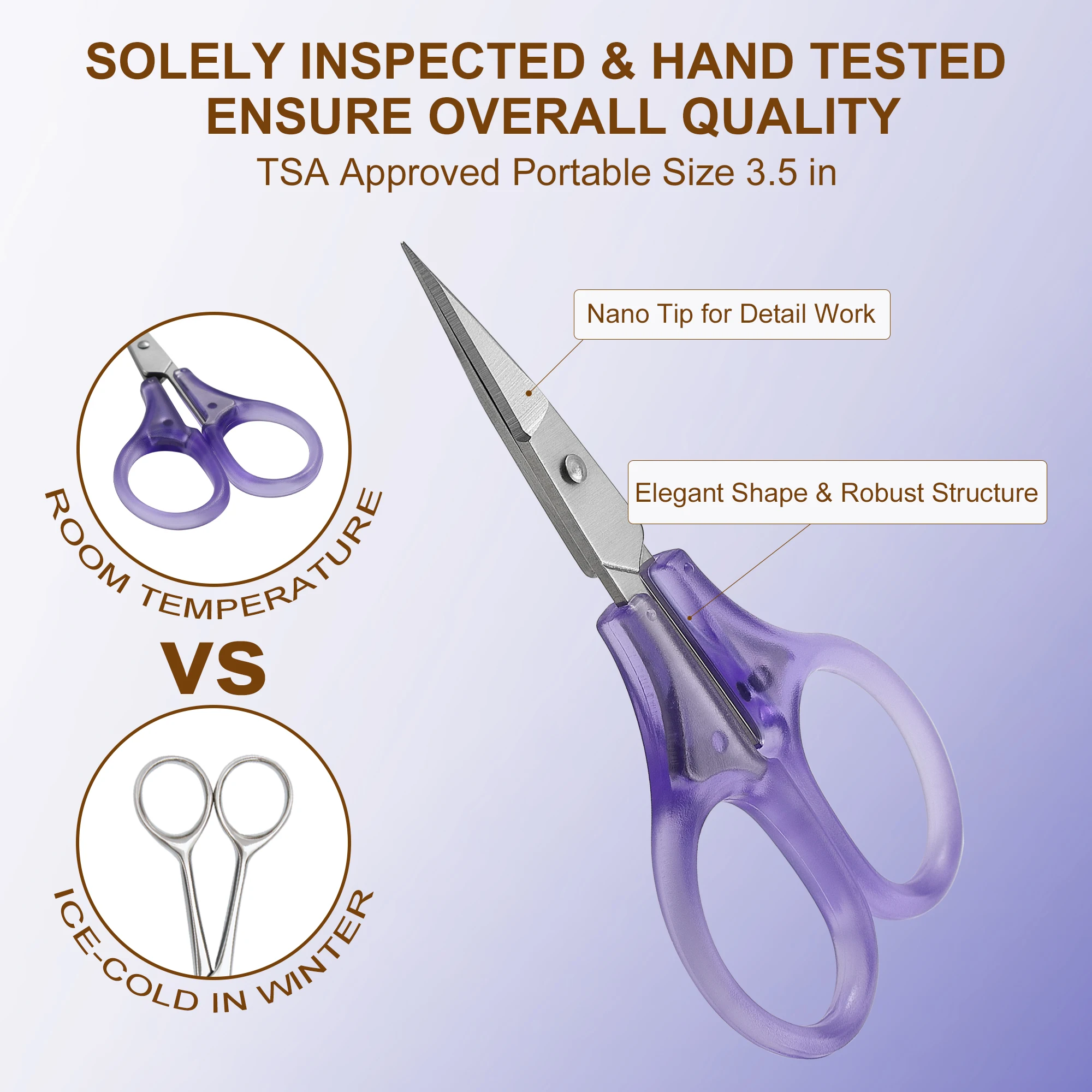 Multipurpose Mini Craft Scissors Precision Detail Cutters Ideal for Paper Cutting, Scrapbooking Beauty & Sewing Craft Scissors