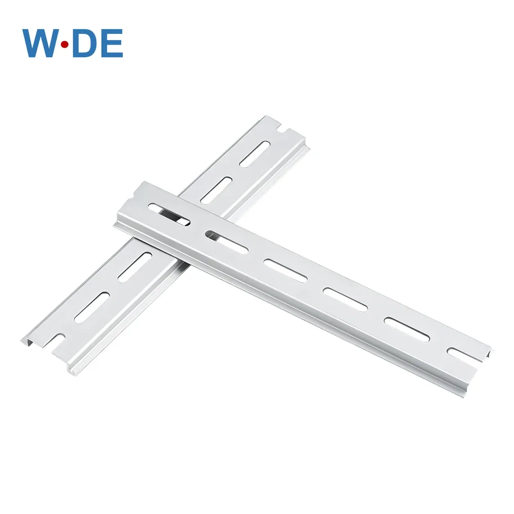 1 Din Đường Sắt Nhôm Cho Nhà Ga Khối Tiếp C45 DZ47 Dày 1.5Mm NS35 Nhôm Chất Liệu 35Mm Đa Năng loại