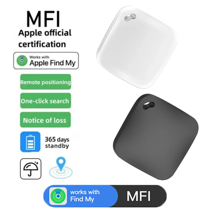 El rastreador GPS inteligente funciona con Apple Find My APP iTag Pet Kids, seguimiento de llaves de equipaje, posicionamiento preciso Global, buscadores Bluetooth
