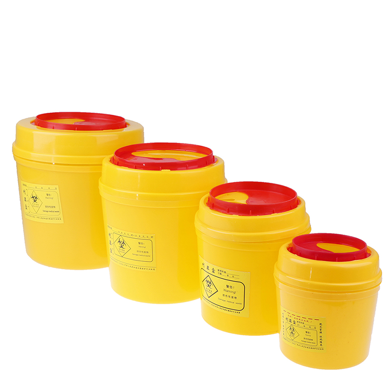 Caja de recogida de desechos Biohazard para tatuajes, contenedor de agujas para perforar y afilar, 1 unidad