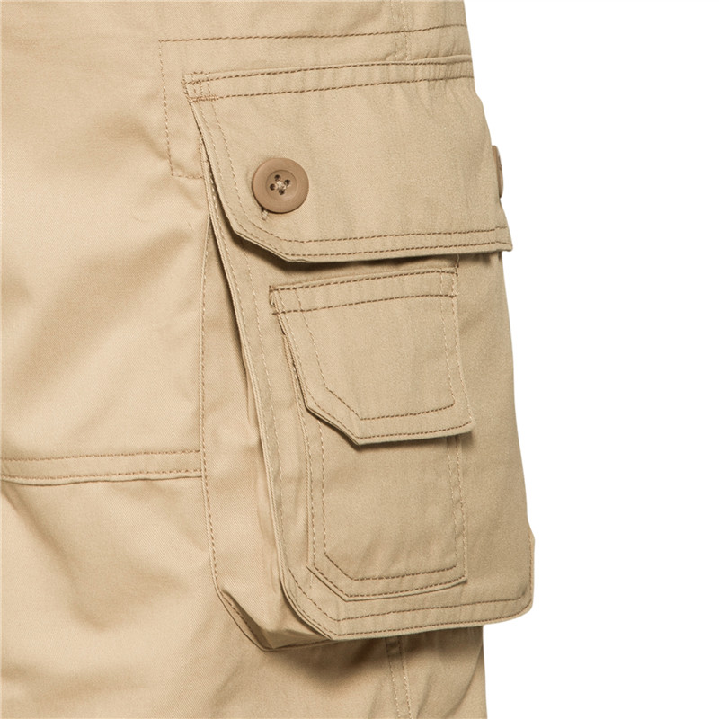 Männer Shorts Lose Große Größe Multi-Pocket Overalls Sommer Baumwolle Bequeme Nickel Hosen Outdoor Casual Sport Strand Hosen