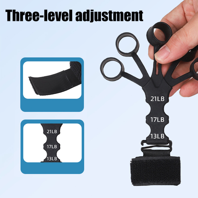 손가락 강도 회복 트레이너 새로운 실리콘 5 손가락 손목 스트레칭 굴곡 연장 정맥 트레이너 내구성 실리콘