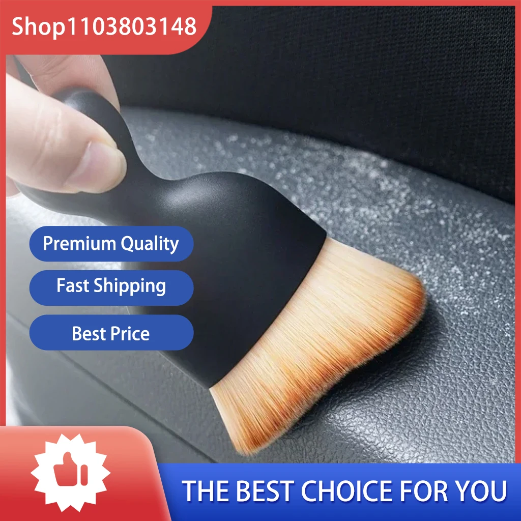 Car Interior Cleaning Tool Set - Air Conditioner Vent Brush and Crevice Dust Removal Artifact for Detailing and Maintenance