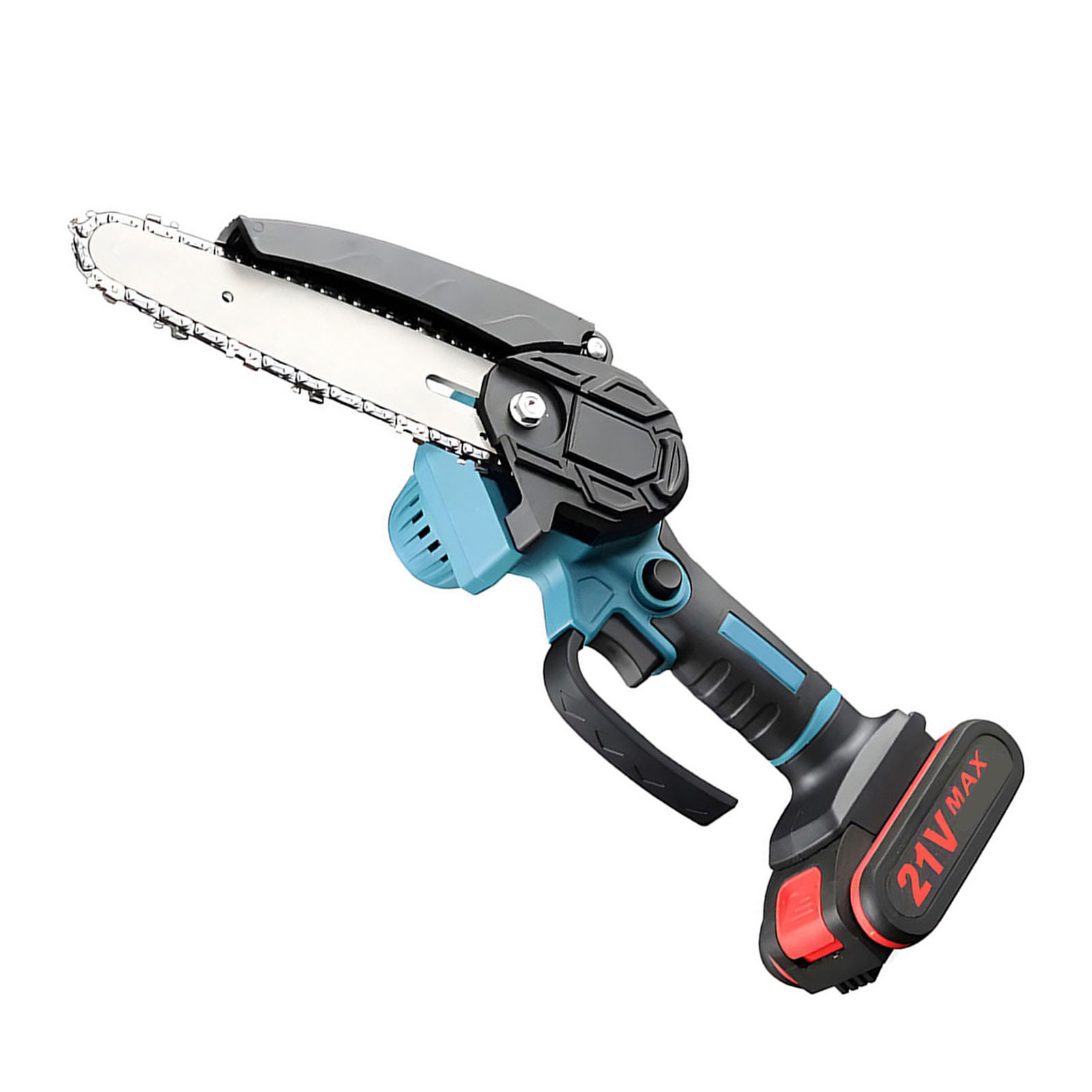 Mini tronçonneuse électrique portable avec verrouillage de sécurité, 4 ", 6", 2 équi21 V, batterie aste